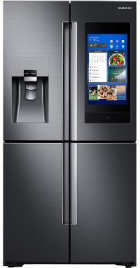 RF28M9580SG Samsung French Door Refrigerator - 36 Inch Black Stainless Steel
