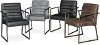 Brown Guest Chair with Brass Metal Frame-3