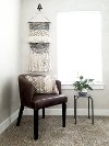 Taupe Brown Office Guest Chair