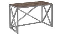 Contemporary Soft Brown Writing Desk - Montevallo