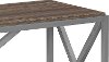 Contemporary Soft Brown Writing Desk - Montevallo-4