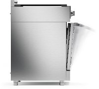 F6PDF304S1 Fulgor Milano 30 Inch Stainless Steel Dual Fuel Range-4