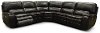 Brown 5 Piece Power Reclining Sectional - Casey-2