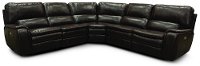 Brown 5 Piece Power Reclining Sectional Sofa - Casey