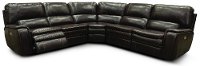 Brown 5 Piece Power Reclining Sectional Sofa - Casey-2