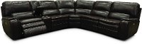 Brown 6 Piece Power Reclining Sectional Sofa - Casey