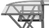 L-Shaped Glass Computer Desk - Gorton-4