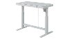 Contemporary White Height Desk - Adjustable