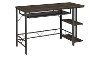 Contemporary Umber Oak Computer Desk - Farley-3