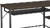 Contemporary Umber Oak Computer Desk - Farley-5