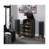 Dark Brown Audio Video Component Cabinet-2