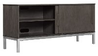 Contemporary Medium Oak TV Stand (52 Inch) - Drakewood-3