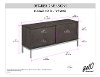 Contemporary Medium Oak TV Stand (52 Inch) - Drakewood-7