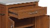Oak Kitchen Cart with Stainless Steel Top - Madeline-6