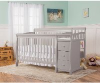 Dove Grey 5-in-1 Convertible Crib - Brody