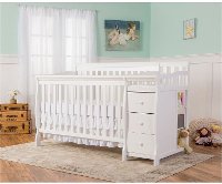 White 5-in-1 Convertible Crib - Brody