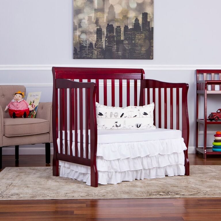 Cherry Convertible 4-in-1 Mini Crib - Aden-2