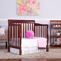Espresso Convertible 4-in-1 Mini Crib - Aden-2