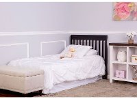 Black Convertible 4-in-1 Mini Crib - Aden-4