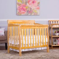 Natural Convertible 4-in-1 Mini Crib - Aden