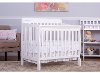 White Convertible 4-in-1 Mini Crib - Aden