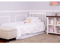 White Convertible 4-in-1 Mini Crib - Aden-4