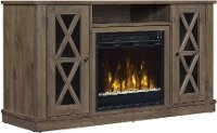 Modern Gray TV Stand with Fireplace (48 Inch) - Bayport-2
