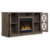 Modern Gray TV Stand with Fireplace (48 Inch) - Bayport-3