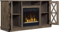 Modern Gray TV Stand with Fireplace (48 Inch) - Bayport-3