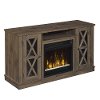 Modern Gray TV Stand with Fireplace (48 Inch) - Bayport-4