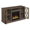 Modern Gray TV Stand with Fireplace (48 Inch) - Bayport-5