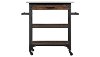 Espresso Brown Industrial Kitchen Cart - Caraway-2