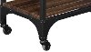 Espresso Brown Industrial Kitchen Cart - Caraway-6