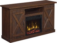 Espresso Brown TV Stand and Fireplace (55 Inch) - Cottonwood