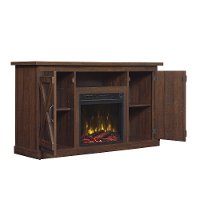 Espresso Brown TV Stand and Fireplace (55 Inch) - Cottonwood-2