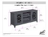 Cool Gray TV Stand (54 Inch) - Clarion-1
