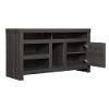 Contemporary Black Walnut TV Stand (48 Inch) - Everson-3