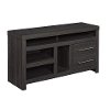 Contemporary Black Walnut TV Stand (48 Inch) - Everson-4
