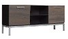 Umber Brown and Black TV Stand (56 Inch) - Cutler Bay-4