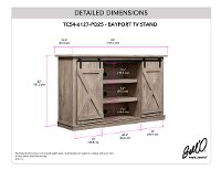 Cottonwood Pine TV Stand (54 Inch) - Cottonwood