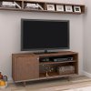 Mid Century Modern Mahogany TV Stand (54 Inch) - Fairgrove