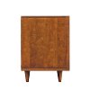 Mid-Century Modern Mahogany TV Stand (54 Inch) - Fairgrove-2