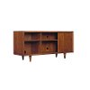 Mid-Century Modern Mahogany TV Stand (54 Inch) - Fairgrove-3
