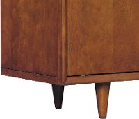 Mid Century Modern Mahogany TV Stand (54 Inch) - Fairgrove-5