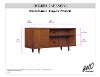 Mid-Century Modern Mahogany TV Stand (54 Inch) - Fairgrove-8