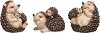 Assorted Resin Hedgehog Family Figurine