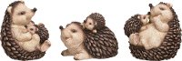 Assorted Resin Hedgehog Family Figurine