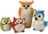 Clearance 5 Inch Red Ceramic Enchanted Owl