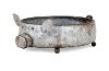 Galvanized Metal Piggy Planter