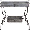Galvanized Iron Tray Table